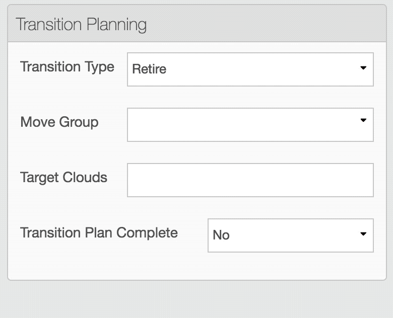 Transition Plan
